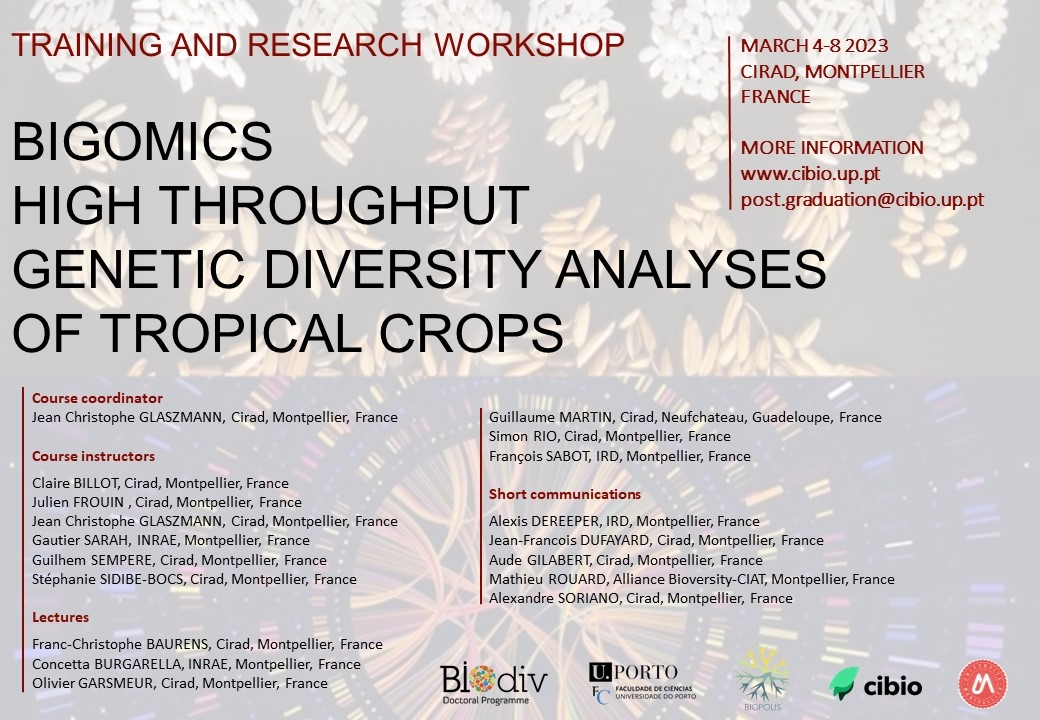 BigOmics - High Throughput Genetic Diversity Analyses of Tropical Crops