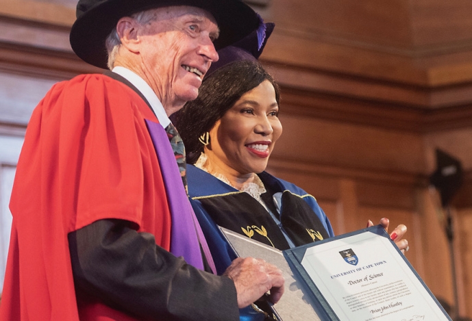 Renowned conservationist, Professor Brian Huntley, rewarded honorary degree for his dedicated work in Africa