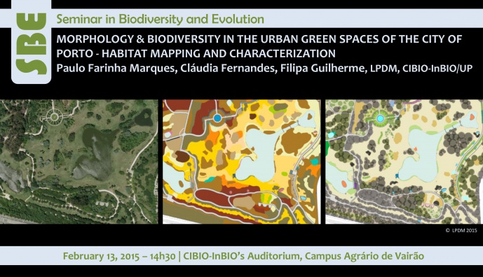 MORPHOLOGY &amp; BIODIVERSITY IN THE URBAN GREEN SPACES OF THE CITY OF PORTO - HABITAT MAPPING AND CHARACTERIZATION