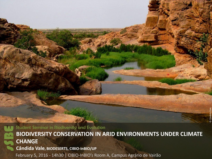 BIODIVERSITY CONSERVATION IN ARID ENVIRONMENTS UNDER CLIMATE CHANGE