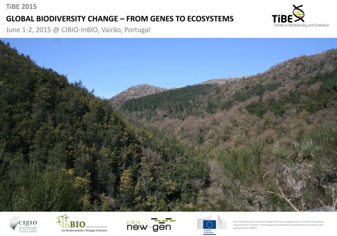 TiBE 2015 | GLOBAL BIODIVERSITY CHANGE - FROM GENES TO ECOSYSTEMS