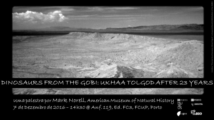 LECTURE “DINOSAURS FROM THE GOBI: UKHAA TOLGOD AFTER 23 YEARS”