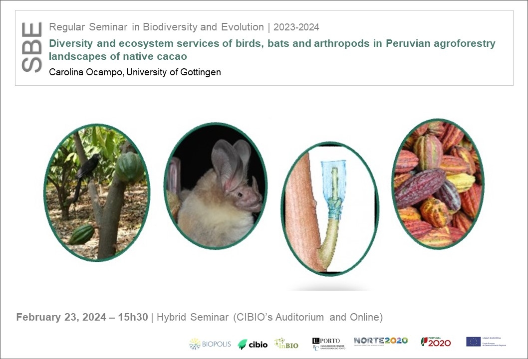 Diversity and ecosystem services of birds, bats and arthropods in Peruvian agroforestry landscapes of native cacao