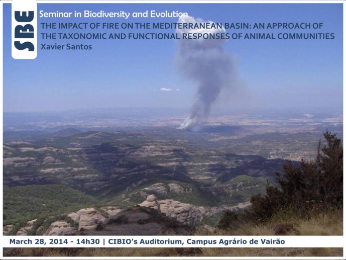 THE IMPACT OF FIRE ON THE MEDITERRANEAN BASIN: AN APPROACH OF THE TAXONOMIC AND FUNCTIONAL RESPONSES OF ANIMAL COMMUNITIES