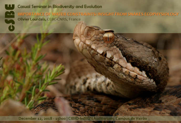 IMPORTANCE OF WATER CONSTRAINTS: INSIGHT FROM SNAKES ECOPHYSIOLOGY