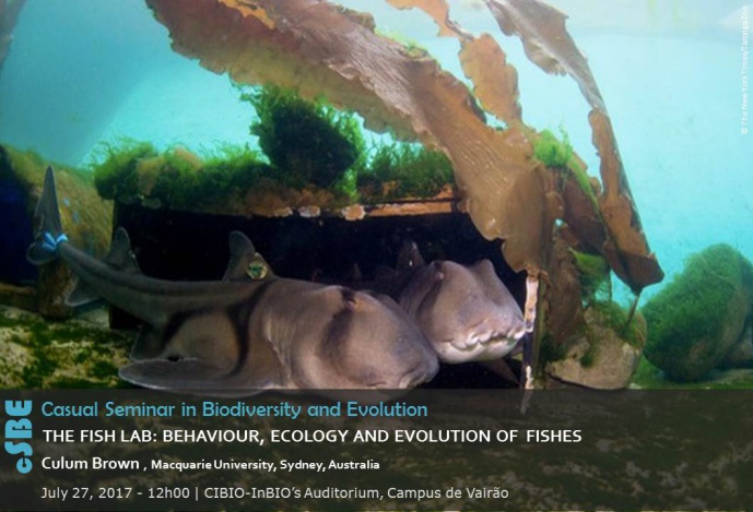 THE FISH LAB: BEHAVIOUR, ECOLOGY AND EVOLUTION OF  FISHES