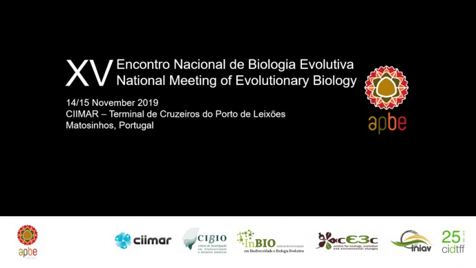XV NATIONAL MEETING OF EVOLUTIONARY BIOLOGY