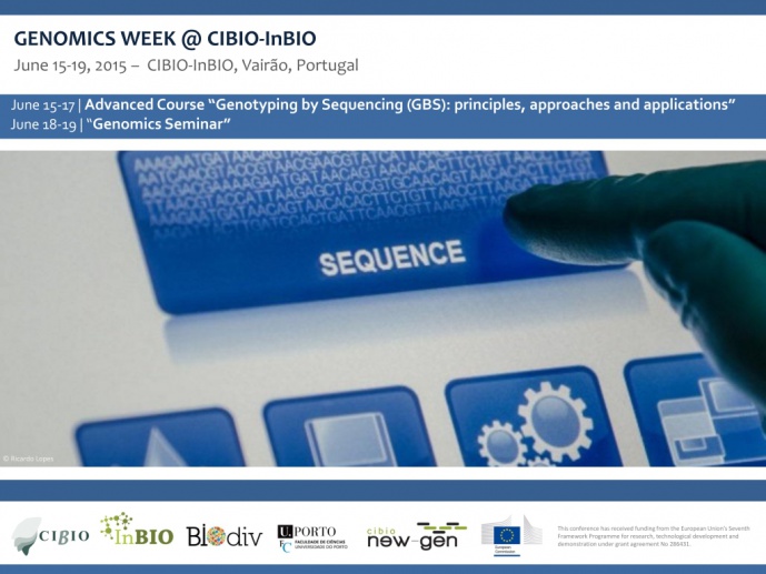 GENOMICS WEEK @ CIBIO-InBIO