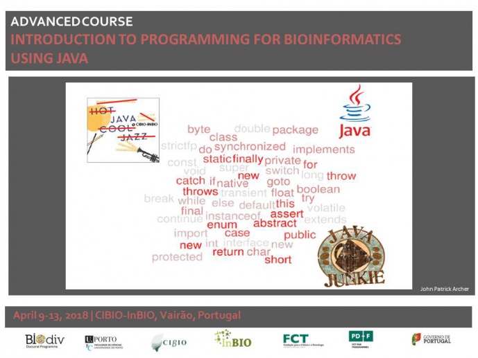 ADVANCED COURSE: INTRODUCTION TO PROGRAMMING FOR BIOINFORMATICS USING JAVA
