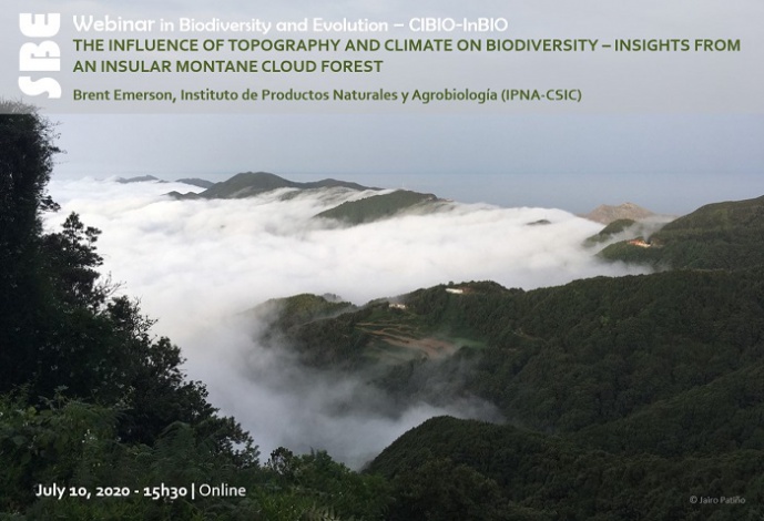The influence of topography and climate on biodiversity – insights from an insular montane cloud forest