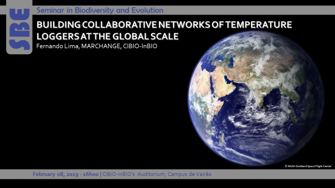 BUILDING COLLABORATIVE NETWORKS OF TEMPERATURE LOGGERS AT THE GLOBAL SCALE