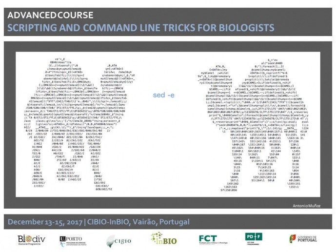 ADVANCED COURSE: SCRIPTING AND COMMAND LINE TRICKS FOR BIOLOGISTS