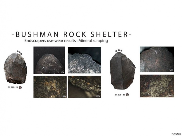 Bushman rock shelter project (Limpopo, South Africa)